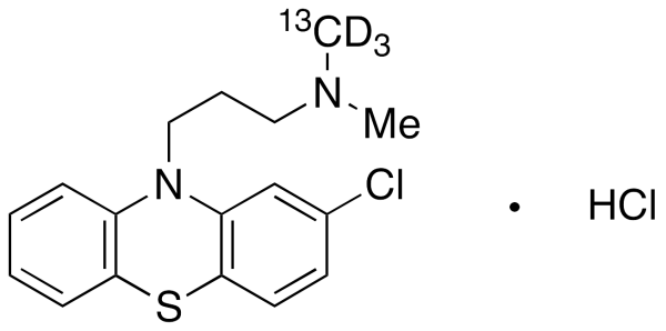 Chlorpromazine-13C,d3 Hydrochloride
