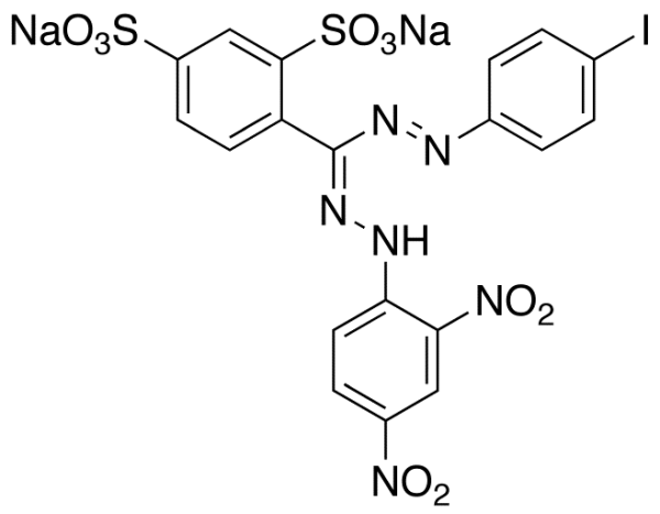 4-[1-(4-Iodophenyl)-5-(2,4-dinitrophenyl)-formaz-3-yl]-1,3-benzene Disulfonate, Disodium Salt