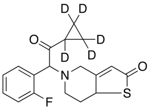 Prasugrel Thiolactone-d5 (Mixture of Diastereomers)