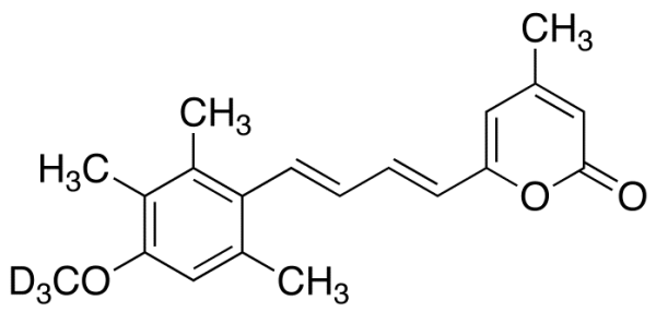 6-[(1E, 3E)-4-(4-Methoxy-2,3,6-trimethylphenyl-d3)-2-methyl-1,3-butadien-1-yl]-4-methyl-2H-pyran-2-one