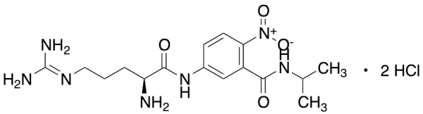 L-Arginine-[4-nitro-3-(isopropylcarboxamido)phenyl] amide dihydrochloride