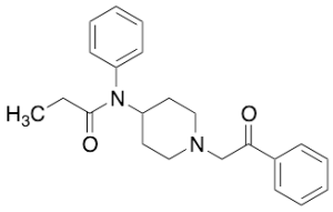 N-(1-Phenacyl-4-piperidyl)propionanilide