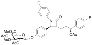 3-O-Acetyl Ezetimibe 2,3,4-Tri-O-acetyl-Beta-D-glucuronide Methyl Ester