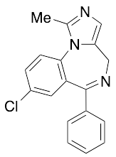 8-Chloro-1-methyl-6-phenyl-4H-imidazo[1,5-a][1,4]benzodiazepine