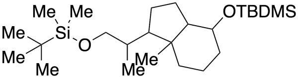 tert-Butyl(2-(4-((tert-butyldimethylsilyl)oxy)-7a-methyloctahydro-1H-inden-1-yl)propoxy)dimethylsilane