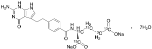 Pemetrexed-13C5 Disodium Heptahydrate