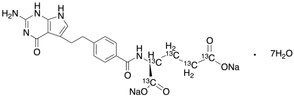 Pemetrexed-13C5 Disodium Heptahydrate