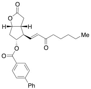 (3aR,4R,5R,6aS)-Hexahydro-2-oxo-4-[(1E)-3-oxo-1-octen-1-yl]-2H-cyclopenta[b]furan-5-yl Ester  [1,1’-Biphenyl]-4-carboxylic Acid