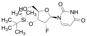 2'-Deoxy-3'-O-[(1,1-dimethylethyl)dimethylsilyl]-2'-fluorouridine