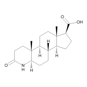 3-Oxo-4-aza-5alpha-androstan-17beta-carboxylic Acid