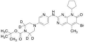 6-Desacetyl-6-bromo-N-Boc Palbociclib-d4