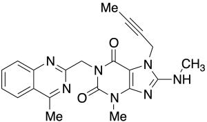 7-(But-2-yn-1-yl)-3-methyl-8-(methylamino)-1-((4-methylquinazolin-2-yl)methyl)-1H-purine-2,6(3H,7H)-dione