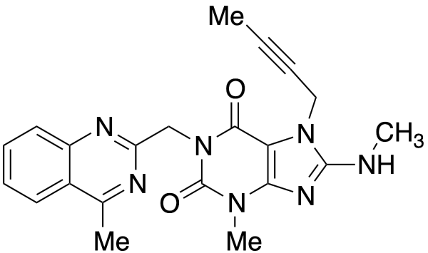 7-(But-2-yn-1-yl)-3-methyl-8-(methylamino)-1-((4-methylquinazolin-2-yl)methyl)-1H-purine-2,6(3H,7H)-dione