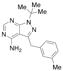 4-Amino-1-tert-butyl-3-(3-methylbenzyl)pyrazolo[3,4-d]pyrimidine