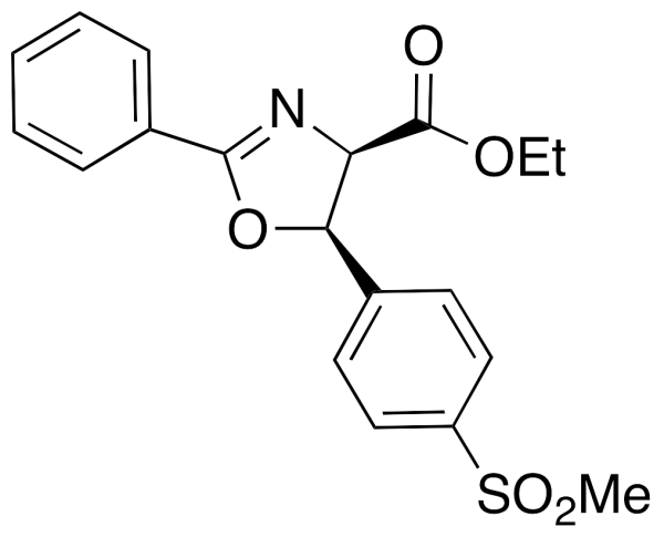 (4R-5R)-4,5-Dihydro-5-[4-(methylsulfonyl)phenyl]-2-phenyl-4-oxazolecarboxylic Acid Ethyl Ester