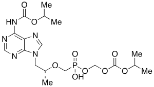 Mono-POC Tenofovir 6-Isopropyl Carbamate (Mixture of Diastereomers)