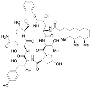 1-[(4R,5R)-N2-(10,12-Dimethyl-1-oxotetradecyl)-4-hydroxy-5-(phenylthio)-L-ornithine]-pneumocandin B0