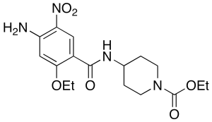 4-[(4-Amino-2-ethoxy-5-nitrobenzoyl)amino]-1-piperidinecarboxylic Acid Ethyl Ester