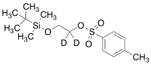 2-tert-Butyldimethylsilyloxyethyl Tosylate-d2