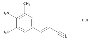 (E)-3-(4-Amino-3,5-dimethylphenyl)acrylonitrile Hydrochloride