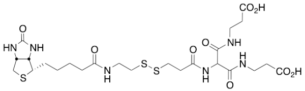 Biotinylamidoethyl]-dithiomethylenemalonic Acid Bis(3-aminopropionic Acid)