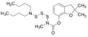 Carbofuran N,N-Dibutyl-3λ1-trisulfan-1-amine