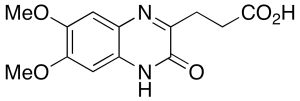 3,4-Dihydro-6,7-dimethoxy-3-oxo-2-quinoxalinepropanoic Acid