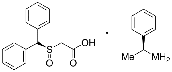 (R)-Modafinil Carboxylate (S)-Alpha-Methylbenzenemethanamine Salt