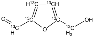5-Hydroxymethyl-2-furaldehyde-13C6