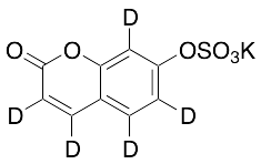 7-Hydroxy Coumarin-d5 Sulfate Potassium Salt