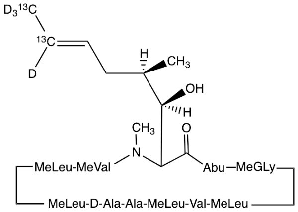 Cyclosporin A-13C2,d4 (Major)