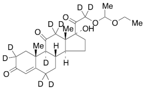 21-O-(1-Ethoxy)ethyl Cortisone-d9