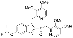 N-[(3,4-Dimethoxy-2-pyridinyl)methyl] Pantoprazole(Mixture of 1 and 3 isomers)