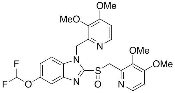N-[(3,4-Dimethoxy-2-pyridinyl)methyl] Pantoprazole(Mixture of 1 and 3 isomers)