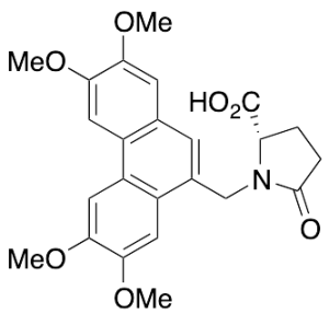 5-Oxo-1-[(2,3,6,7-tetramethoxy-9-phenanthrenyl)methyl]-L-proline