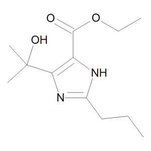 4-(1-Hydroxy-1-methylethyl)-2-propyl-1H-imidazole-5-carboxylic Acid Ethyl Ester