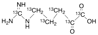 delta-Guanido-alpha-ketovaleric Acid-13C6