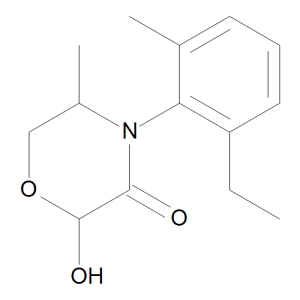 4-(2-Ethyl-6-methylphenyl)-2-hydroxy-5-methyl-3-morpholinone