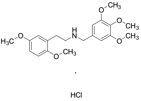 2-(2,5-Dimethoxyphenyl)-N-(3,4,5-trimethoxybenzyl)ethanamine Hydrochloride