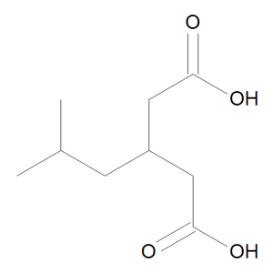 3-(2-Methylpropyl)pentanedioic Acid