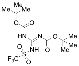 1,3-Di-Boc-2-(trifluoromethylsulfonyl)guanidine (~90%)