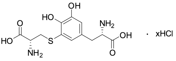 Cysteinyldopa Hydrochloride (contains up to 20% inorganics)