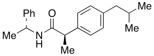 (R,R)-N-(1-Phenylethyl) Ibuprofen Amide