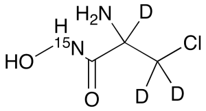 2-Amino-3-chloro-N-hydroxy-propanamide-15N,d3