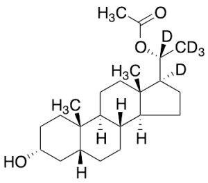 (3Alpha,5Beta,21R)-20-Acetate Pregnane-3,20-diol-d5