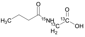 N-Butyrylglycine-13C2,15N