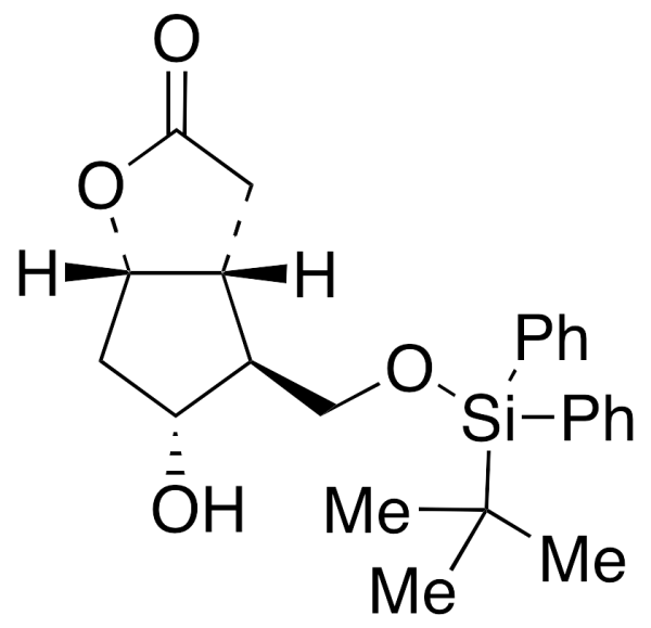 (3aR,4S,5R,6aS)-4-(tert-Butyldiphenylsilyloxy)methyl-5-hydroxy-hexahydro-2H-cyclopenta[b]furan-2-one
