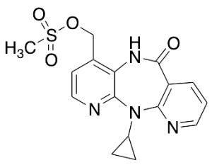 11-Cyclopropyl-5,11-dihydro-4-[[(methylsulfonyl)oxy]methyl]-6H-dipyrido[3,2-b:2',3'-e][1,4]diazepin-6-one