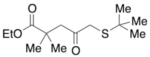 Ethyl 5-tert-Butylthio-2,2-dimethyl-4-oxopentanoate