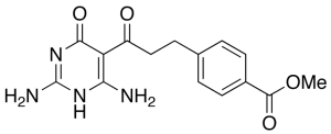 N-[4-[3-(2,6-Diamino-1,4-dihydro-4-oxo-5-pyrimidinyl)-3-oxopropyl]benzoic Acid